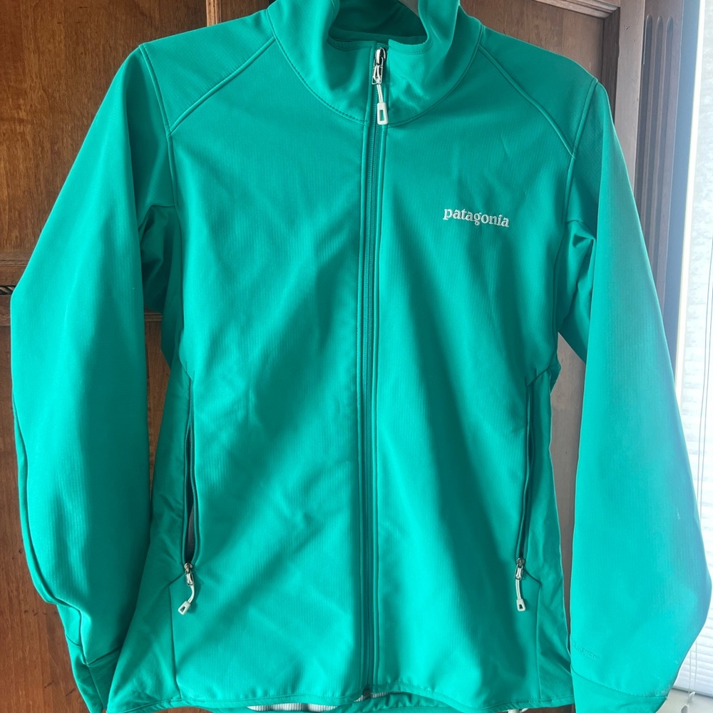 Patagonia Teal Full-Zip Ski Jacket